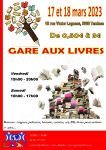 affich 9e gare aux livres mars 2023