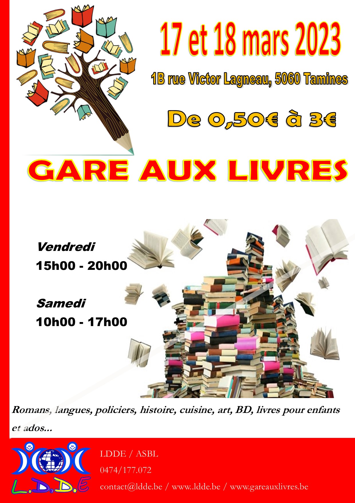 affich 9e gare aux livres mars 2023